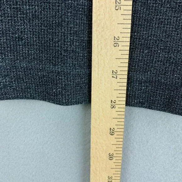 **SOLD**Banana Republic Mens Shirt Large Gray Long Sleeve Thermal Snap Pockets - Picture 8 of 12